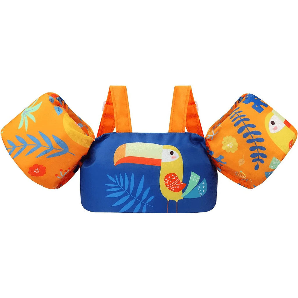Toddler Swim Vest with Water Wings and Shoulder Strap Q24001
