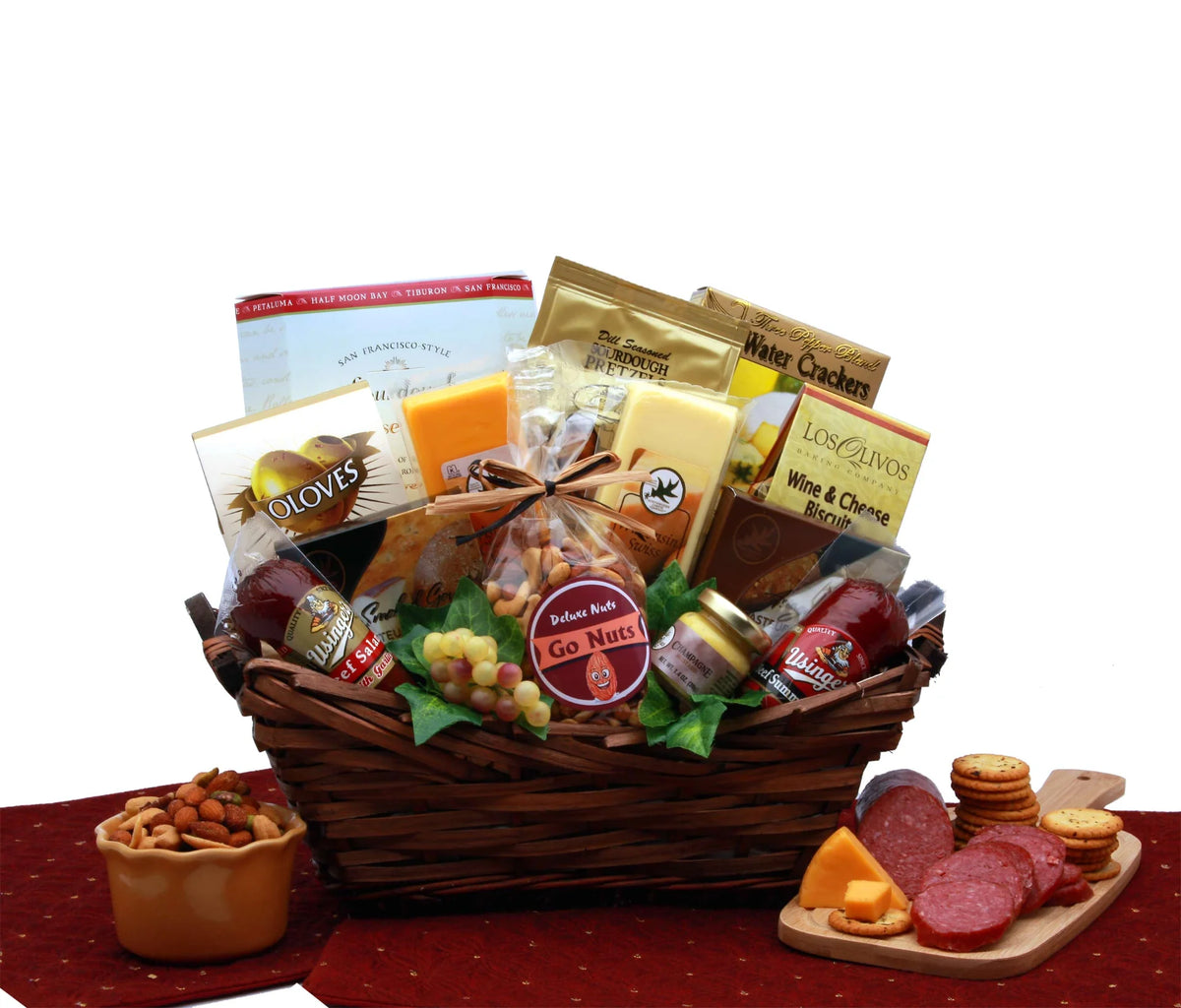 Meat and Cheese Gift Basket B934