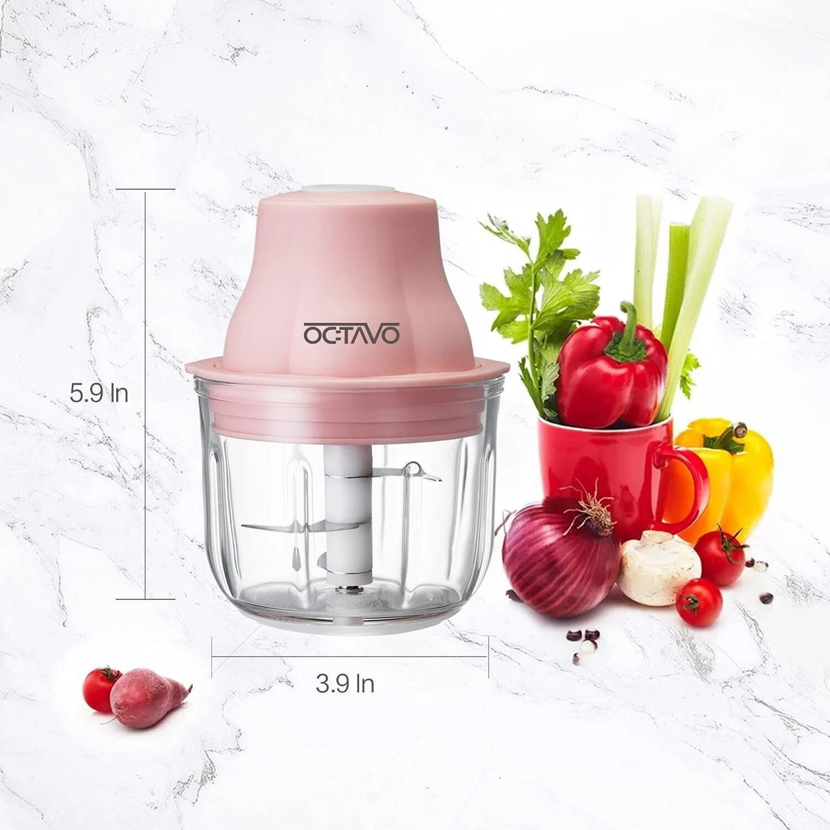 45W Cordless Food Processor with glass bowl N668122