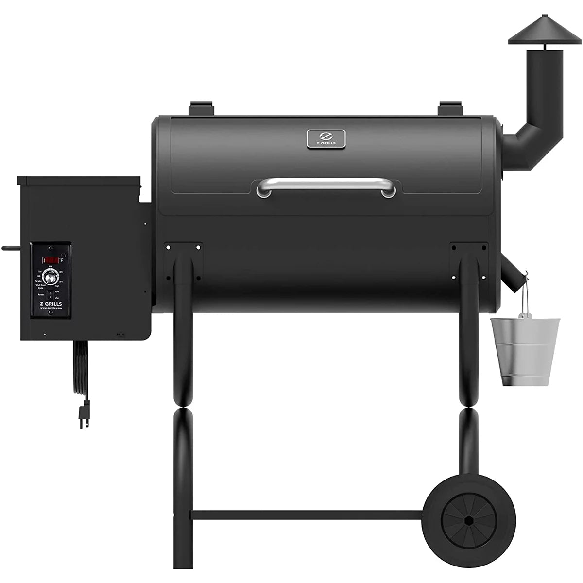 Wood Pellet Grill & Smoker 8-in-1 with Automatic Temperature Control H388