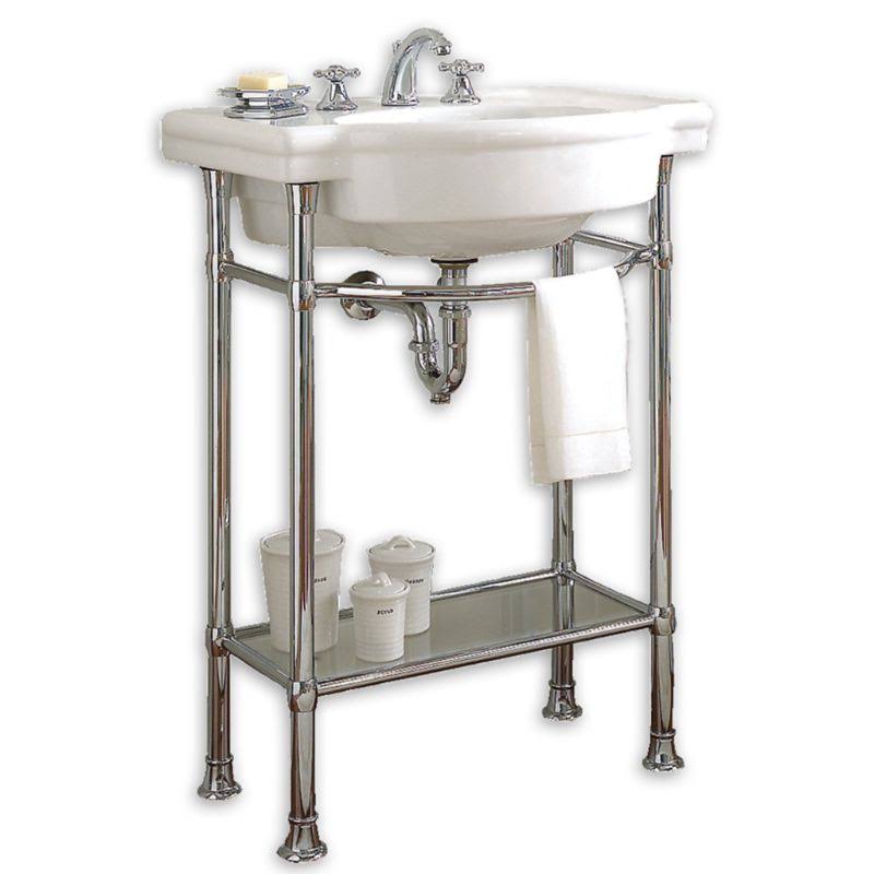 White Pedestal Sink Top B707609