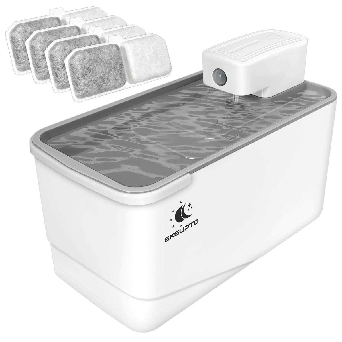 Cordless Cat Water Fountain 2.5L with 2 Modes X86962