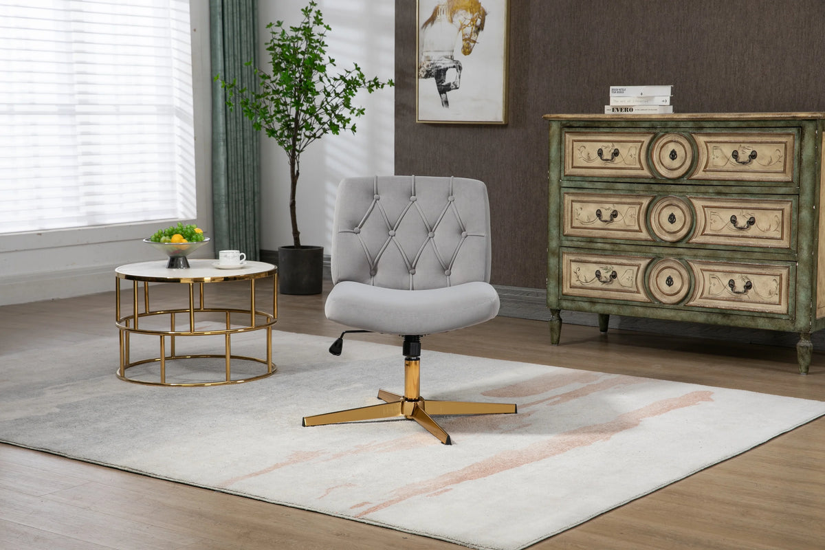 Armless Adjustable Swivel Desk Chair X22810