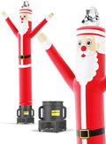 6-Feet Tall Inflatable Tube Christmas Air Dancers Set with Blower R6572