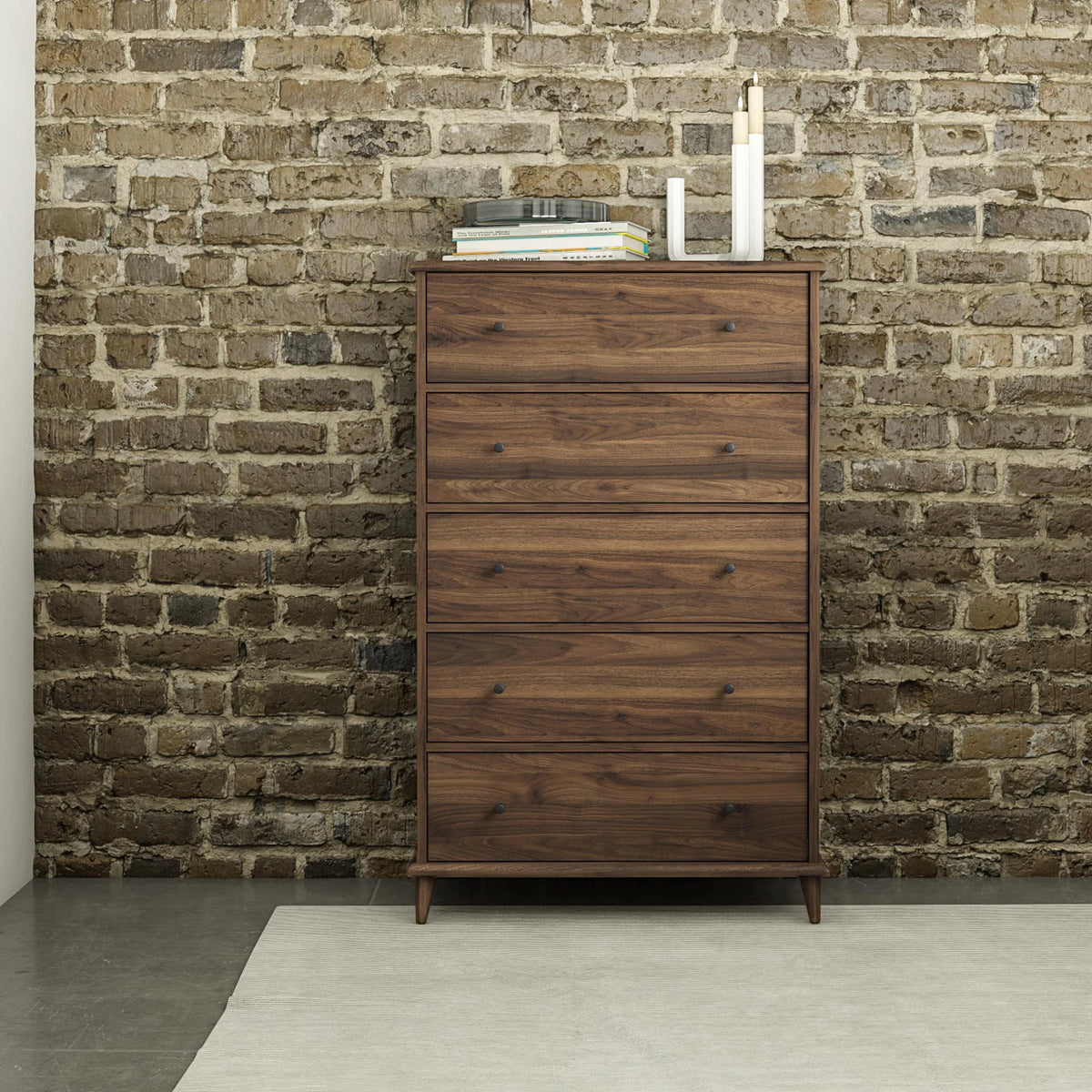 5-Drawer Ivory Oak Dresser X4983