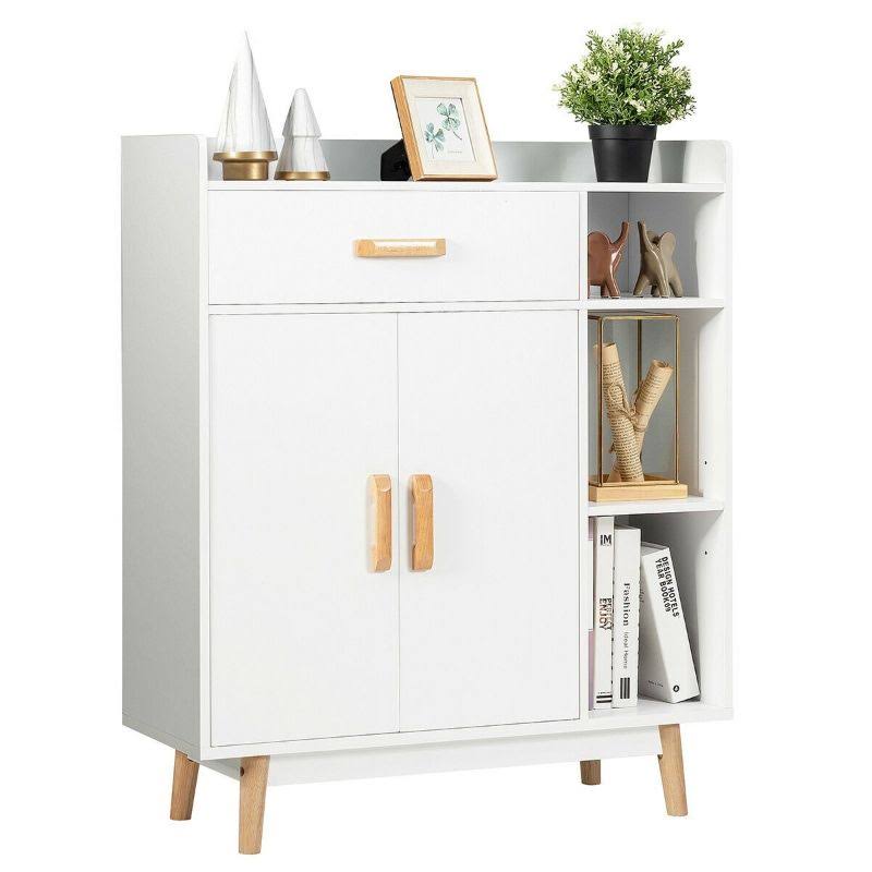 Floor Storage Cabinet Free Standing Cupboard Chest F858
