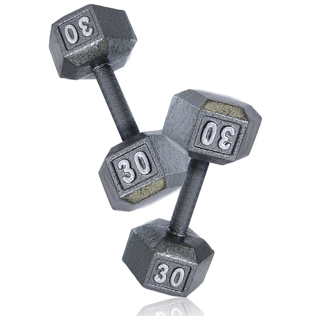 Cast Iron Dumbbell, 25 Lb. Pair P8964