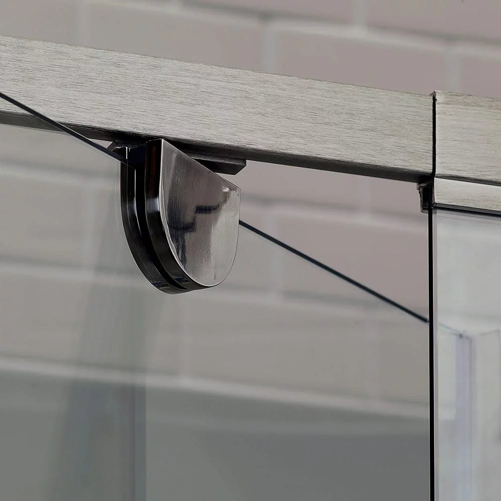 Five Panel Alcove Shower Wall Kit - Slate F17053