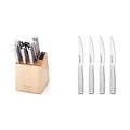 14 Piece Forged Stainless Steel Knife Set with Built in Knife Sharpener F933330