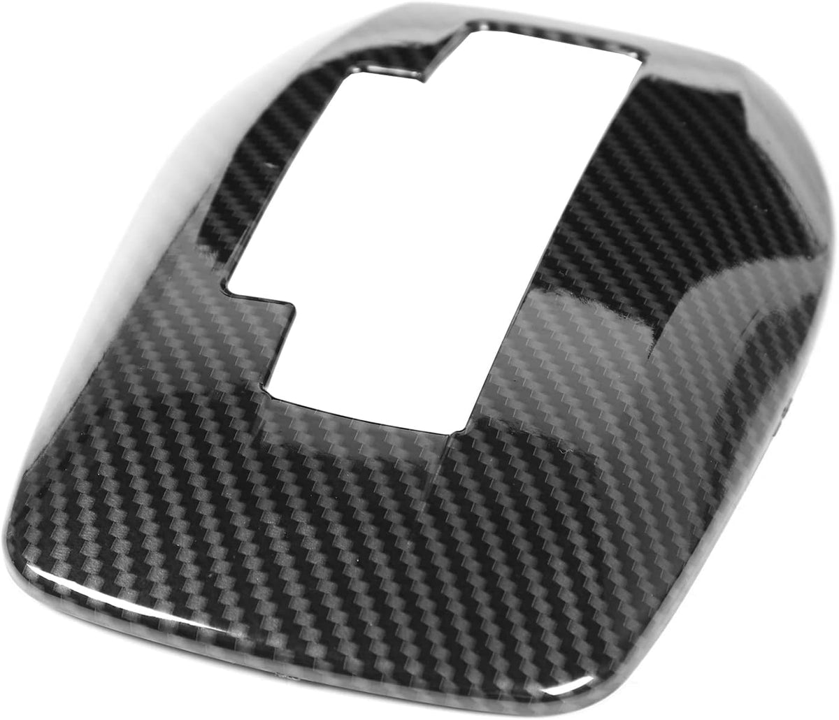 Carbon Fiber Gear Shift Panel Frame Cover Interior Trim Sticker Pack of 2 O25580