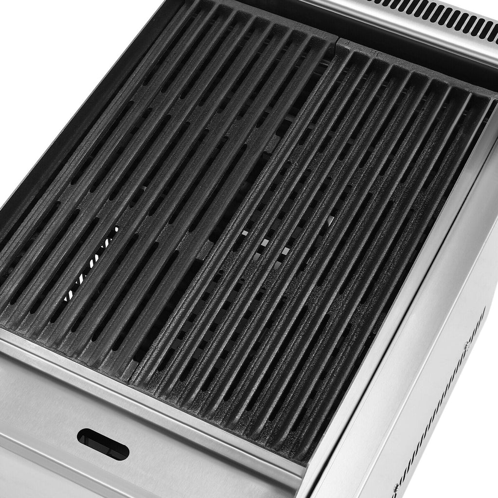 2 Burner Countertop Gas Charbroiler Grill K460754