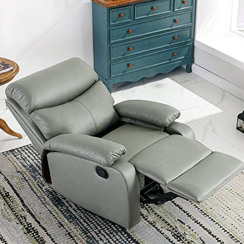 Cerulean Blue Manual Recliner Single Sofa X669641