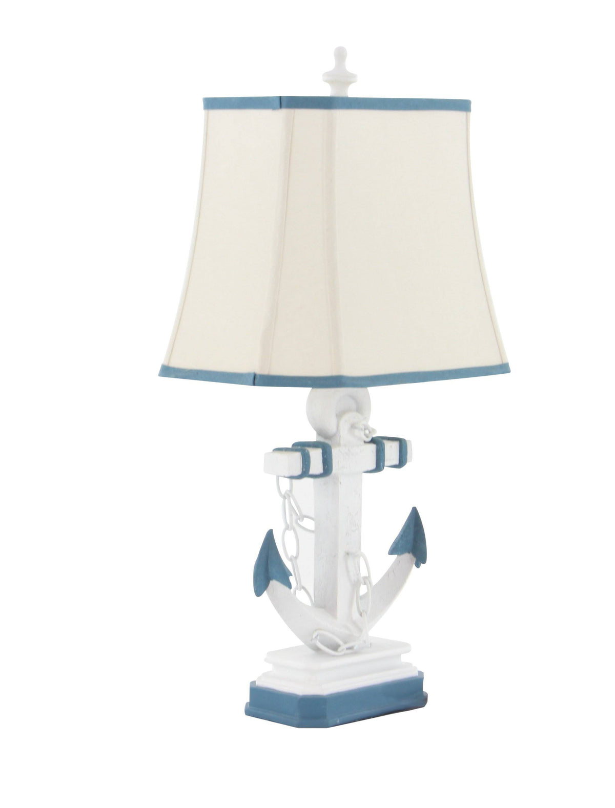 Linen Shade Lamp with Anchor C880