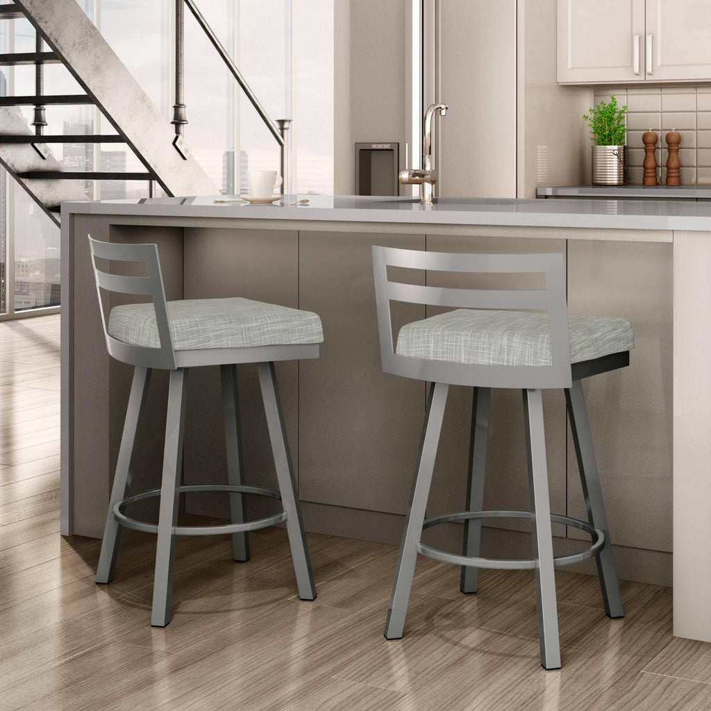 Brown Swivel Counter Stool H848