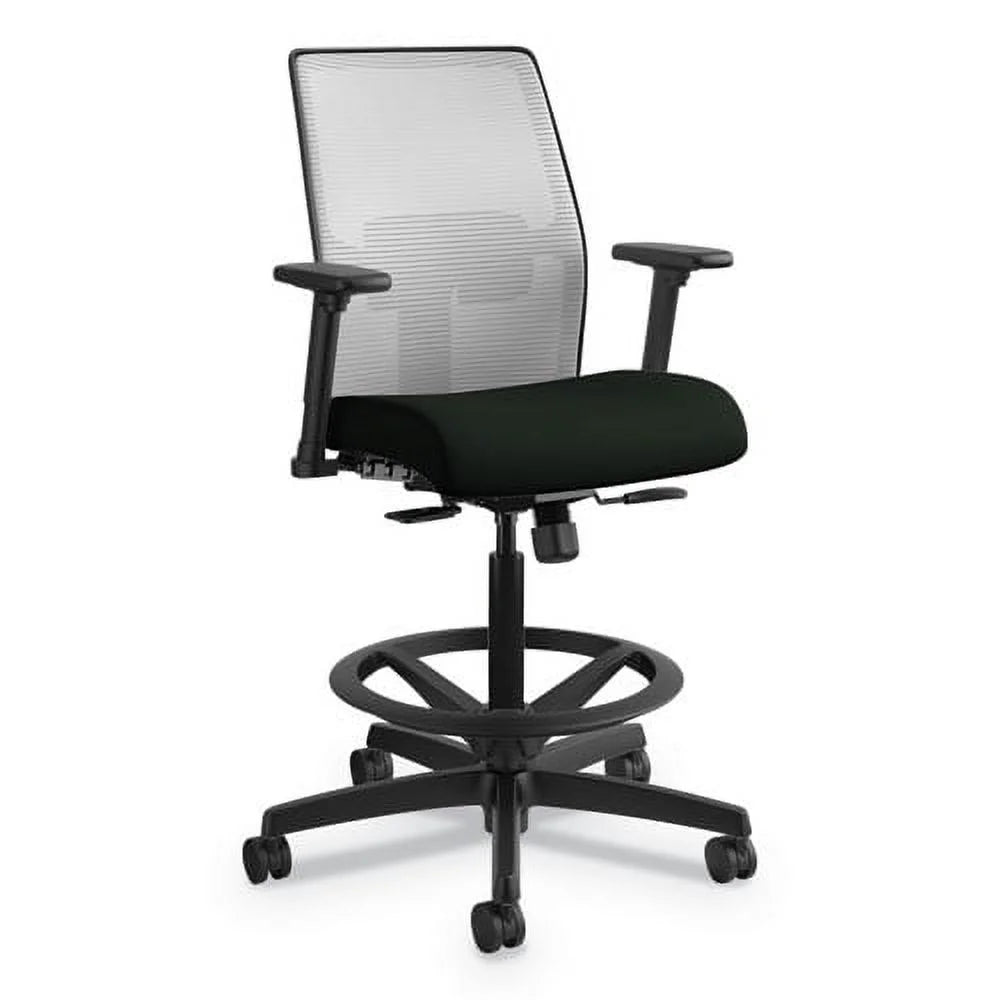 Black Mesh Task Stool Y87965
