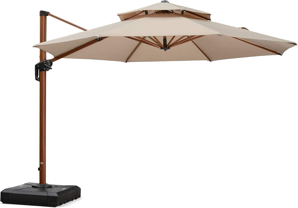 Navy Blue Cantilever Patio Umbrella L914350