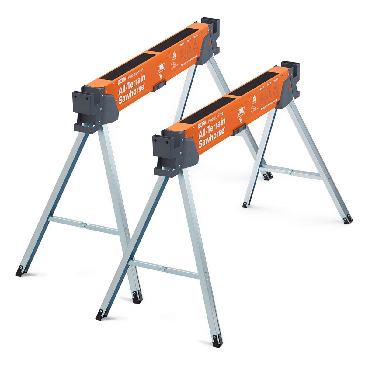 36 in. Steel All Terrain Sawhorse (2-Pack) R797582