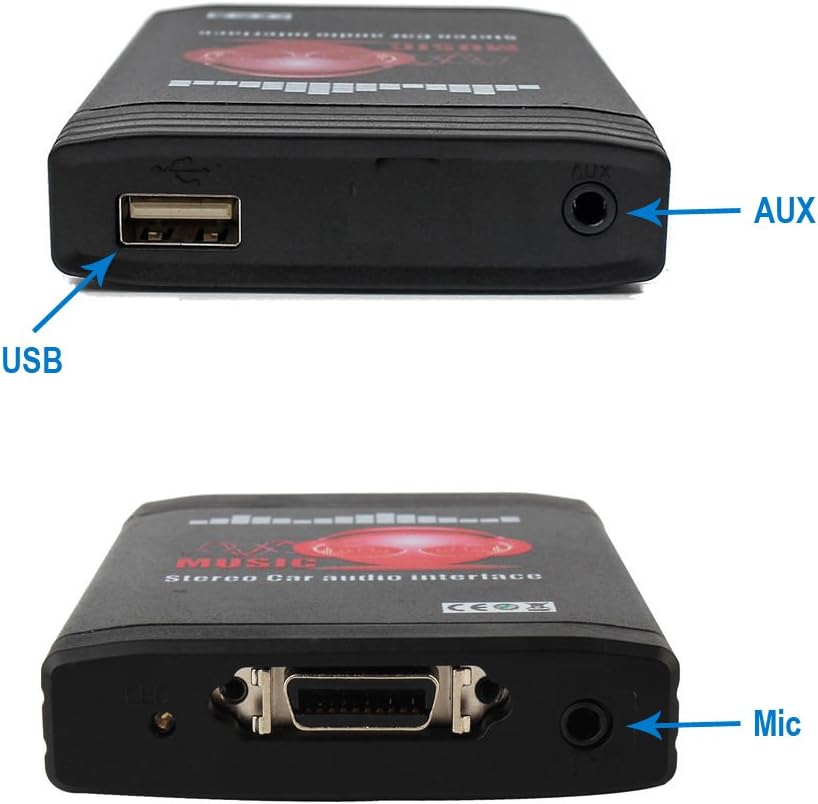 Bluetooth Car Adapter with Wireless Hands-Free Receiver J4539