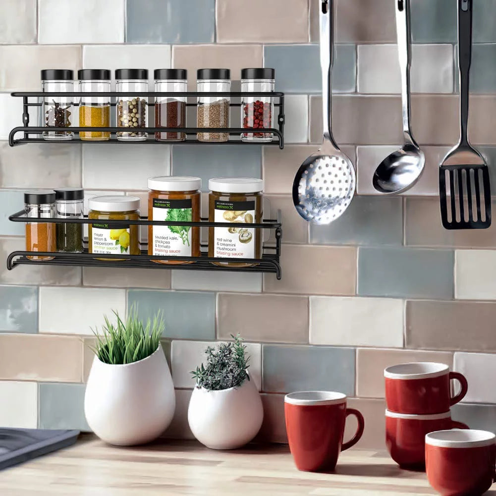 4 Tier Hanging Spice Rack Organizer C749