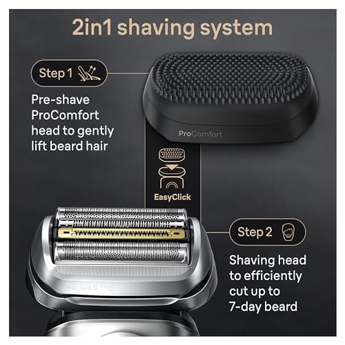 Electric Razor with 5 Pro Shaving Elements and ProComfort Head, 6in1 SmartCare Center, Charging Stand A272