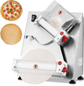 Commercial Pizza Dough Roller Sheeter, Max 12", Automatic 370W Electric, Stainless Steel D25651