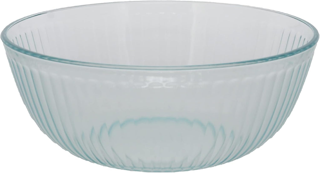 4.5qt Glass Mixing Bowl with Blue Lid E795165