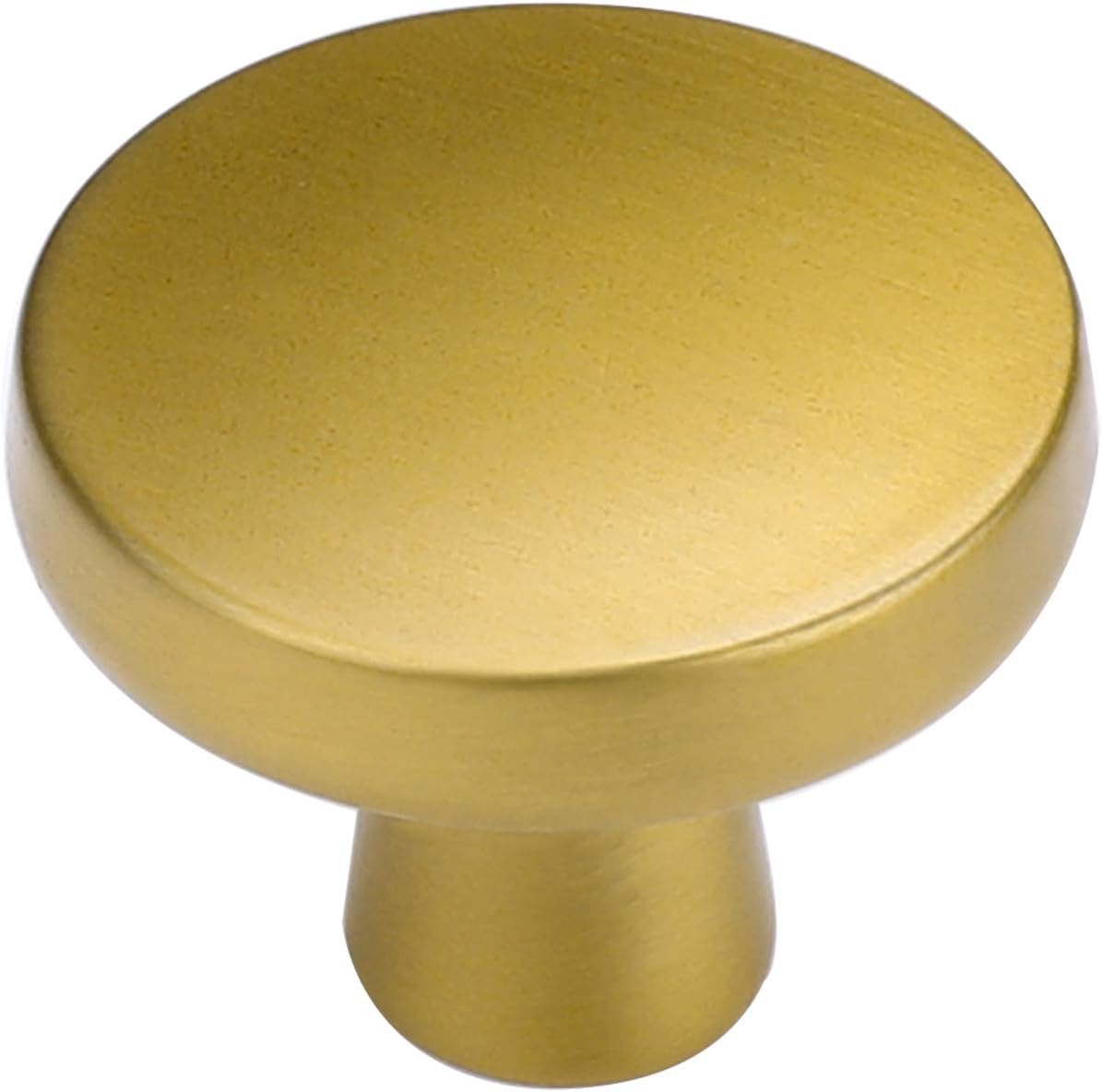 Brushed Brass Cabinet Knobs 10 Pack Q73820