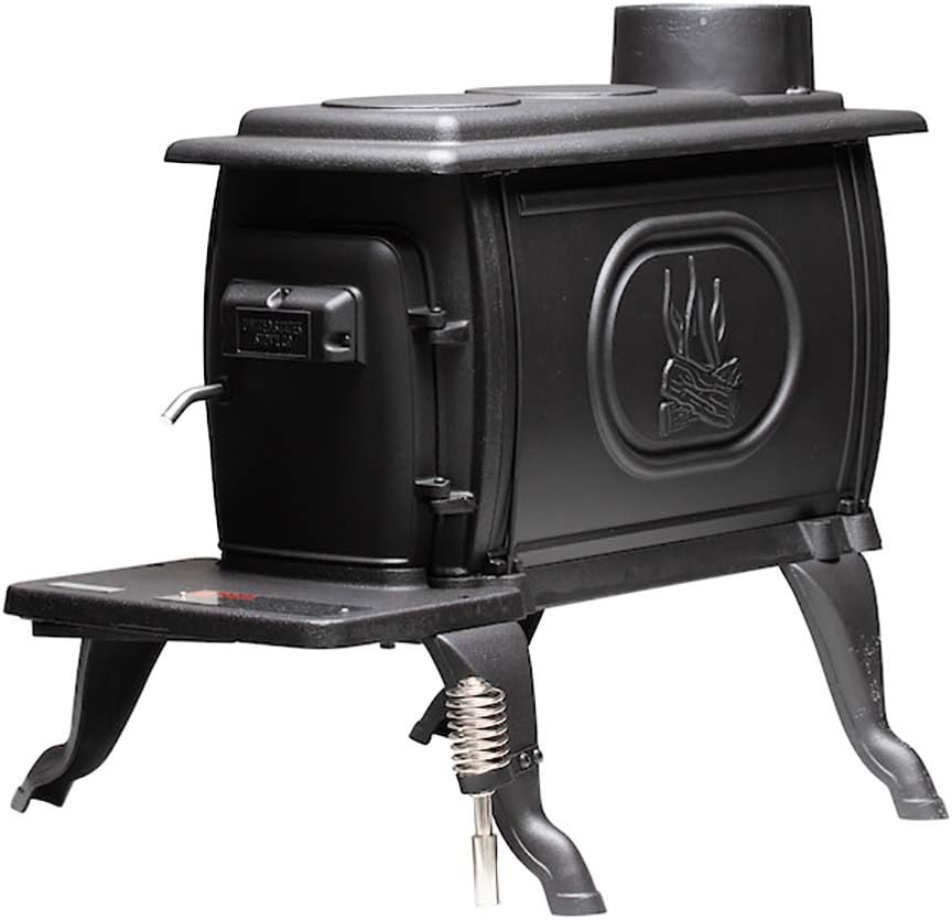 Black Cast Iron Wood Stove I72958