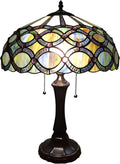 2 Light Table Lamp 16" Shade F88674