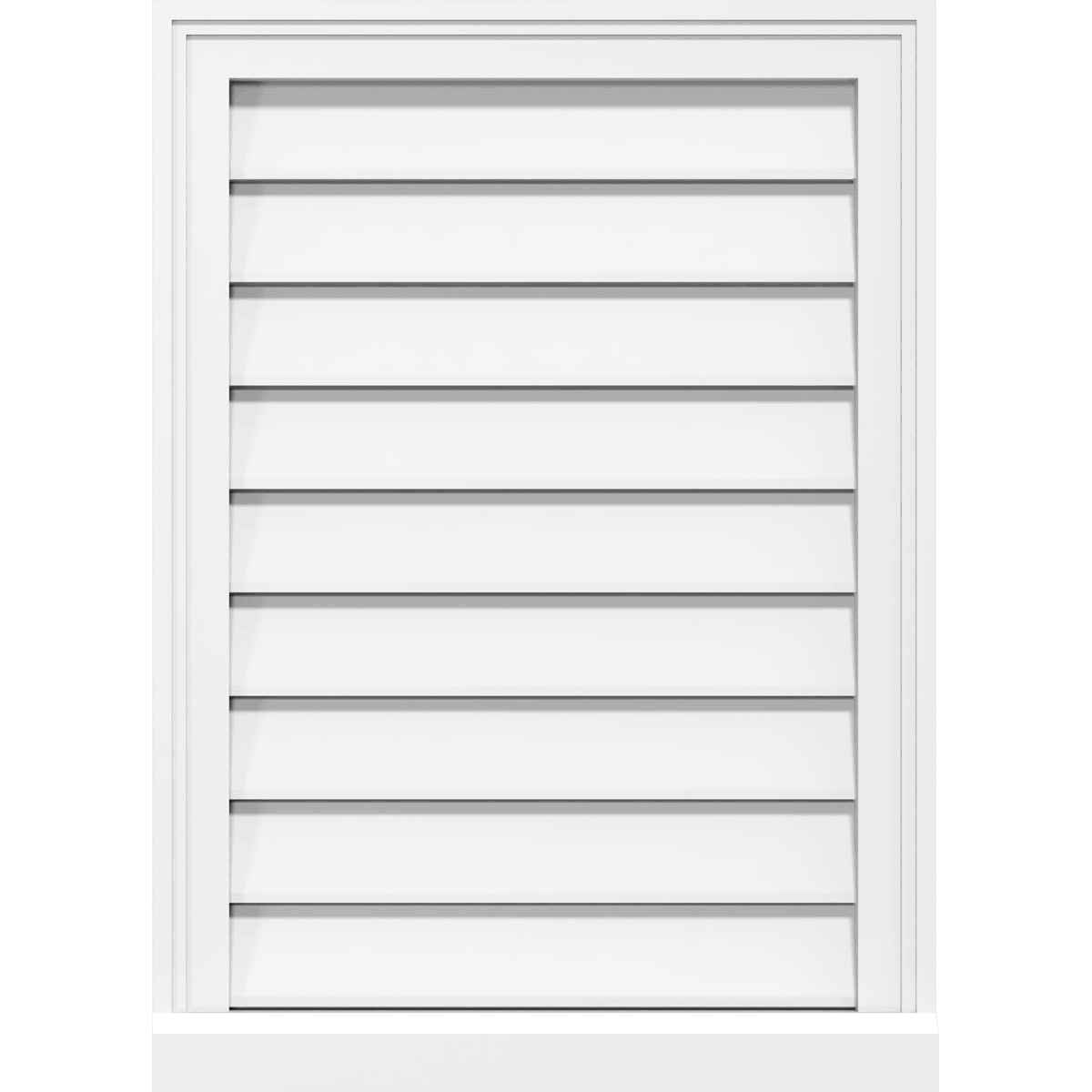 PVC Gable Vent D7339