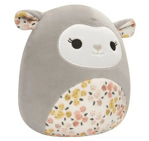 12" Grey Lamb with Floral Belly H452187