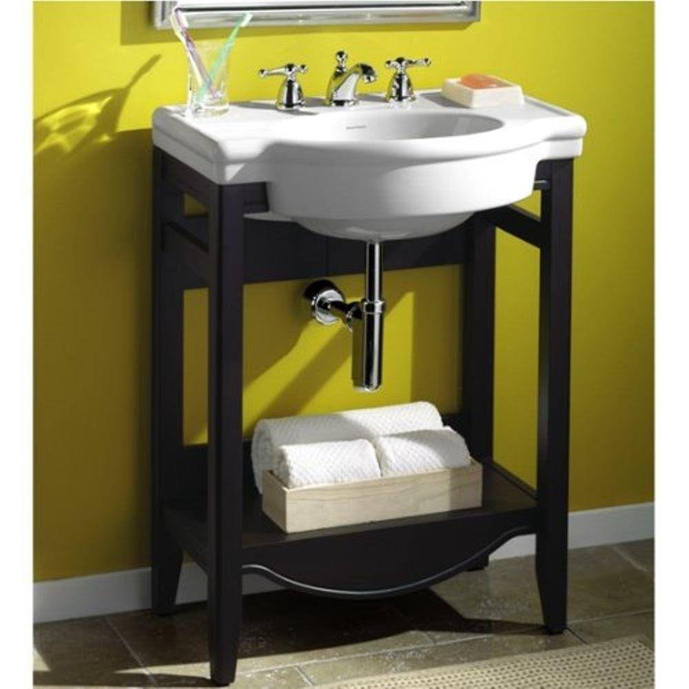 White Pedestal Sink Top B707609