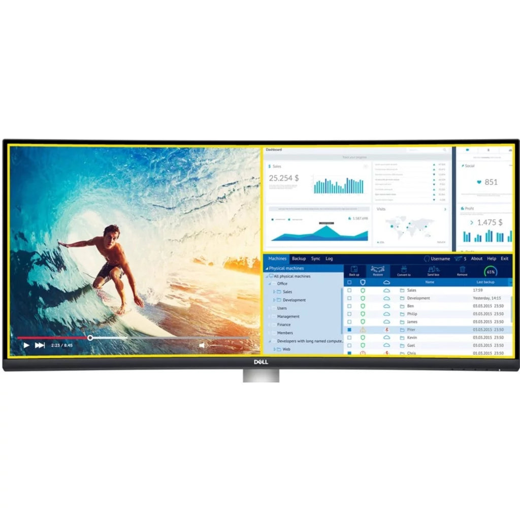 34" Curved Screen LCD Monitor Q235257