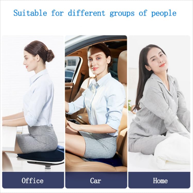 Gel Enhanced Seat Cushion, Black (Grey) G8784