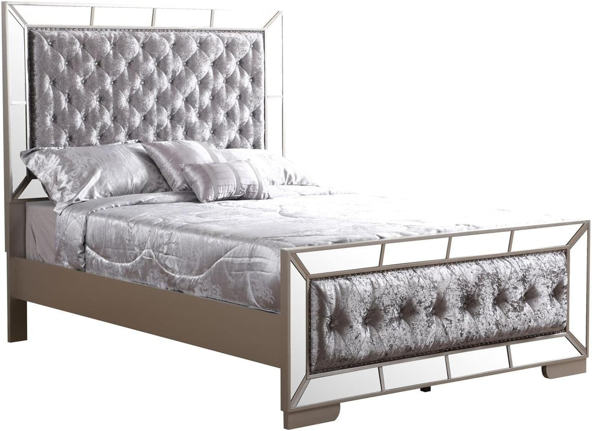 Silver Queen Panel Bed K83814