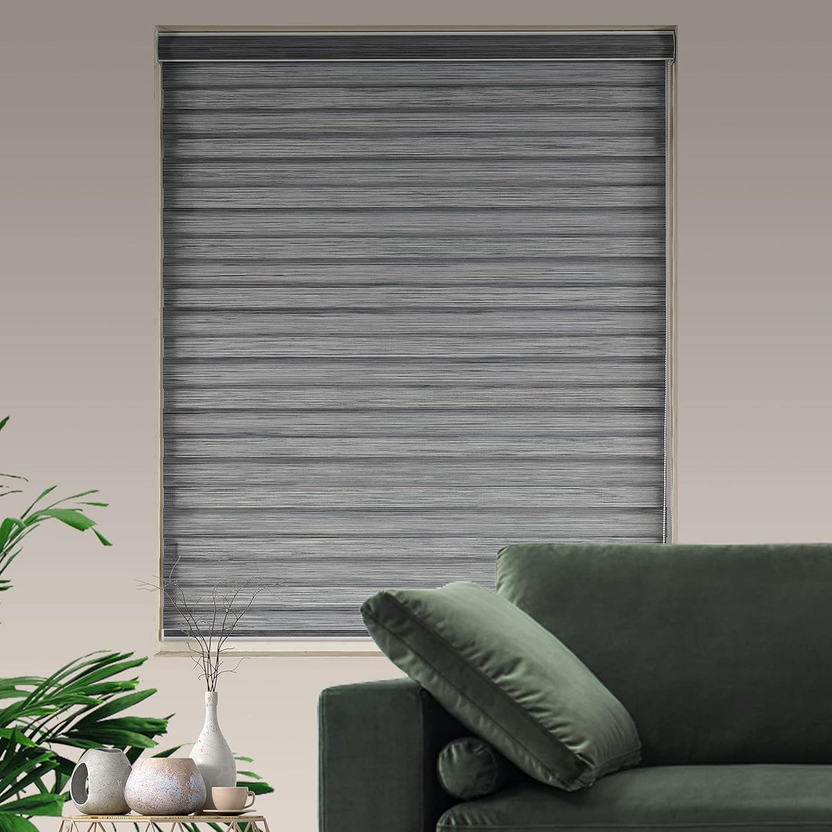 Grey Zebra Roller Blinds C908506