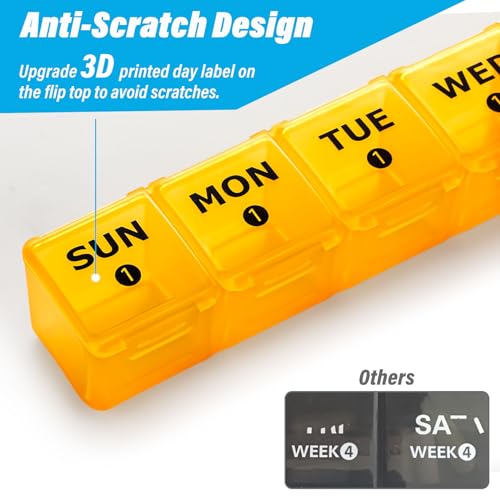 28 Day Pill Organizer with Travel Case M2599