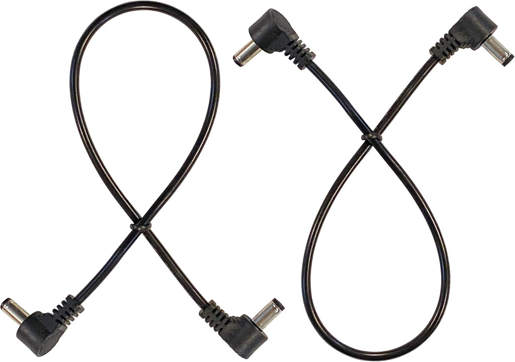 1 Foot Right Angle DC Power 5.5mm x 2.1mm Patch Cables Y8686