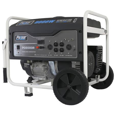 6,000 Peak Watt Gas-Powered Portable Generator H500623