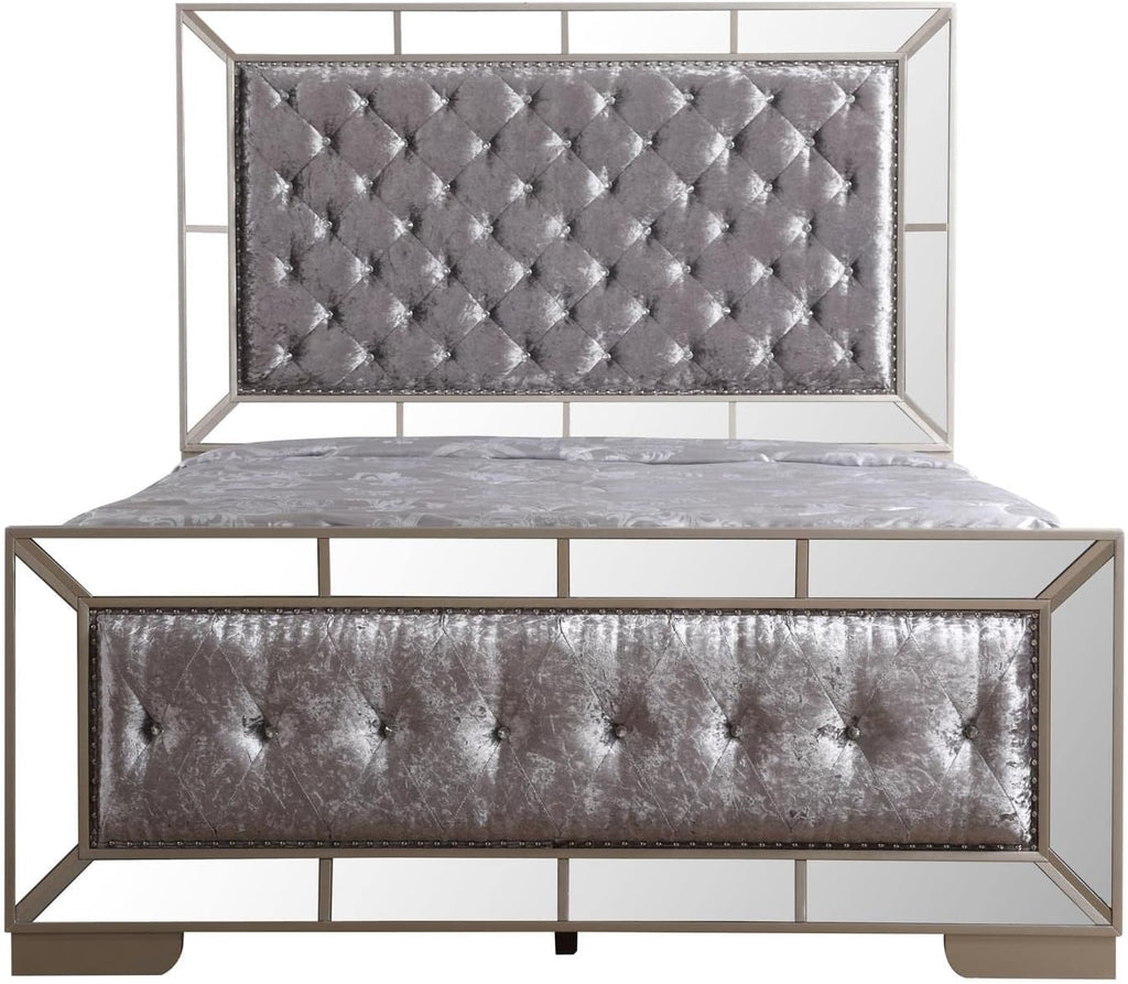 Silver Queen Panel Bed K83814