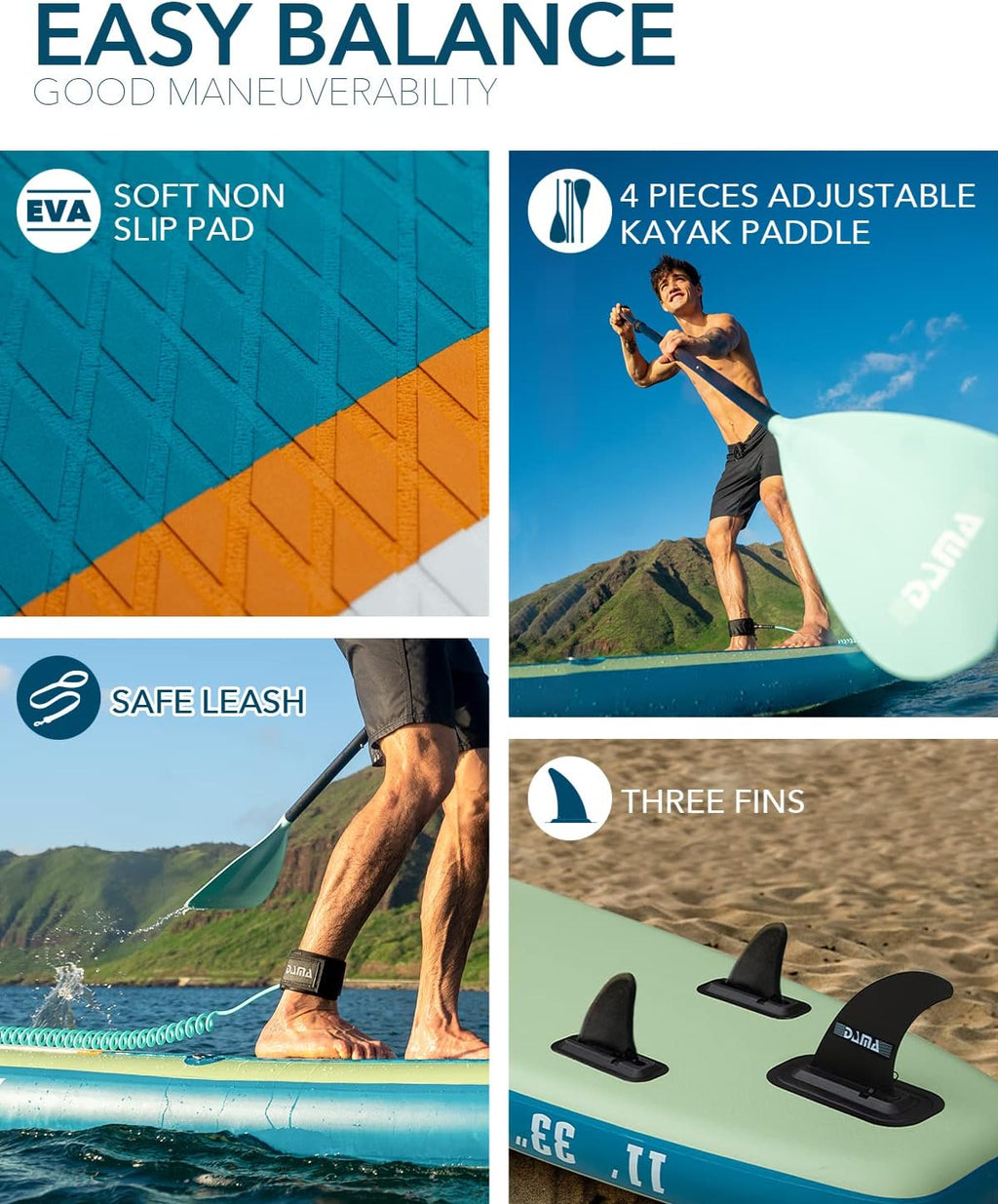 Inflatable Stand Up Paddle Board 11 ft I108