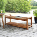 Acacia Wood Patio Bench C958
