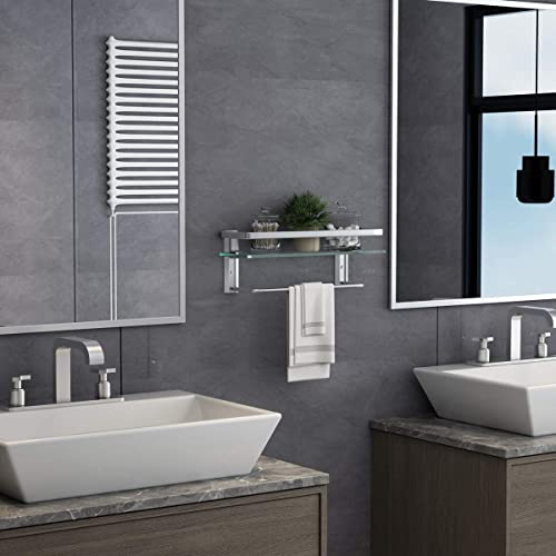 Black 3 Tier Bathroom Wall Shelf T38628