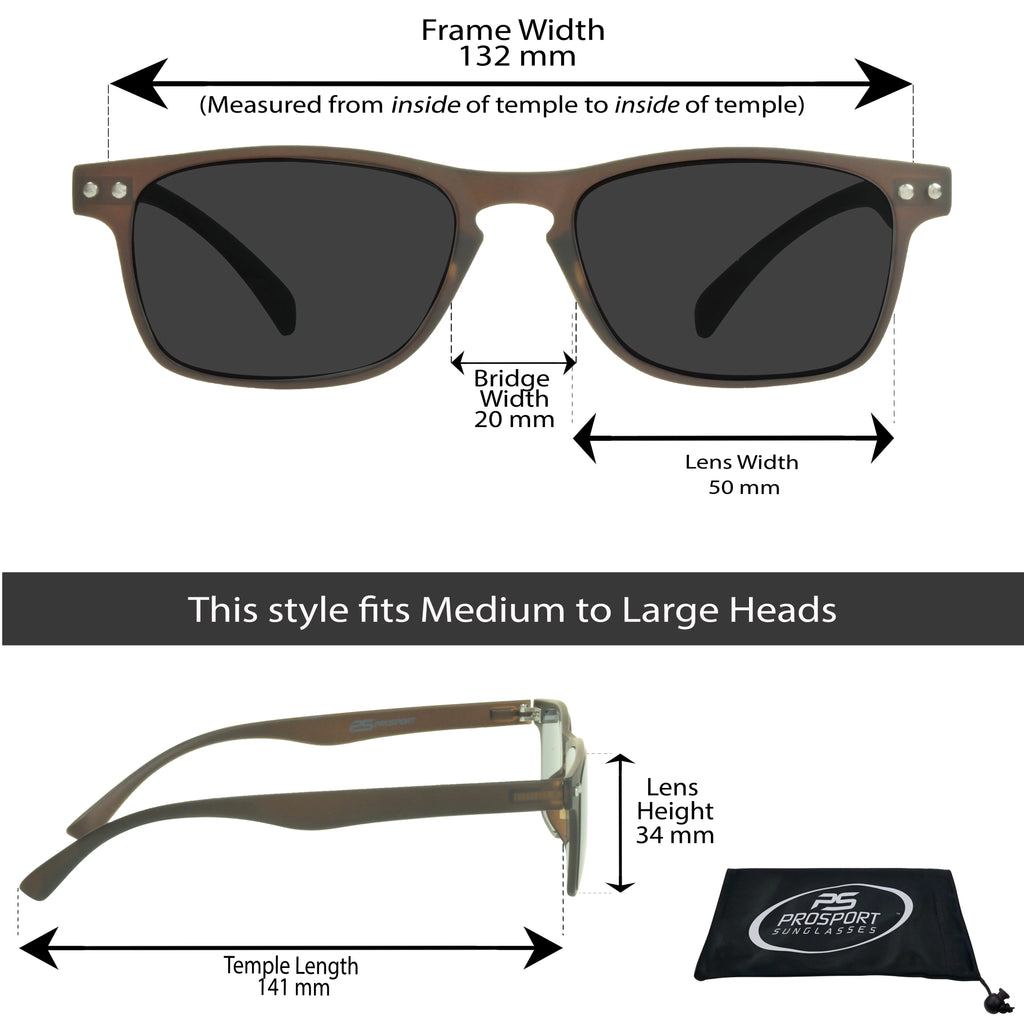 Black & Brown Reading Sunglasses 2 Pack D50192