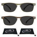 Black & Brown Reading Sunglasses 2 Pack D50192