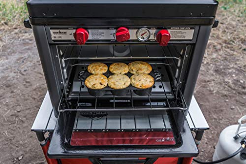 Stainless Steel Charcoal Gray Outdoor Camp Oven I7403