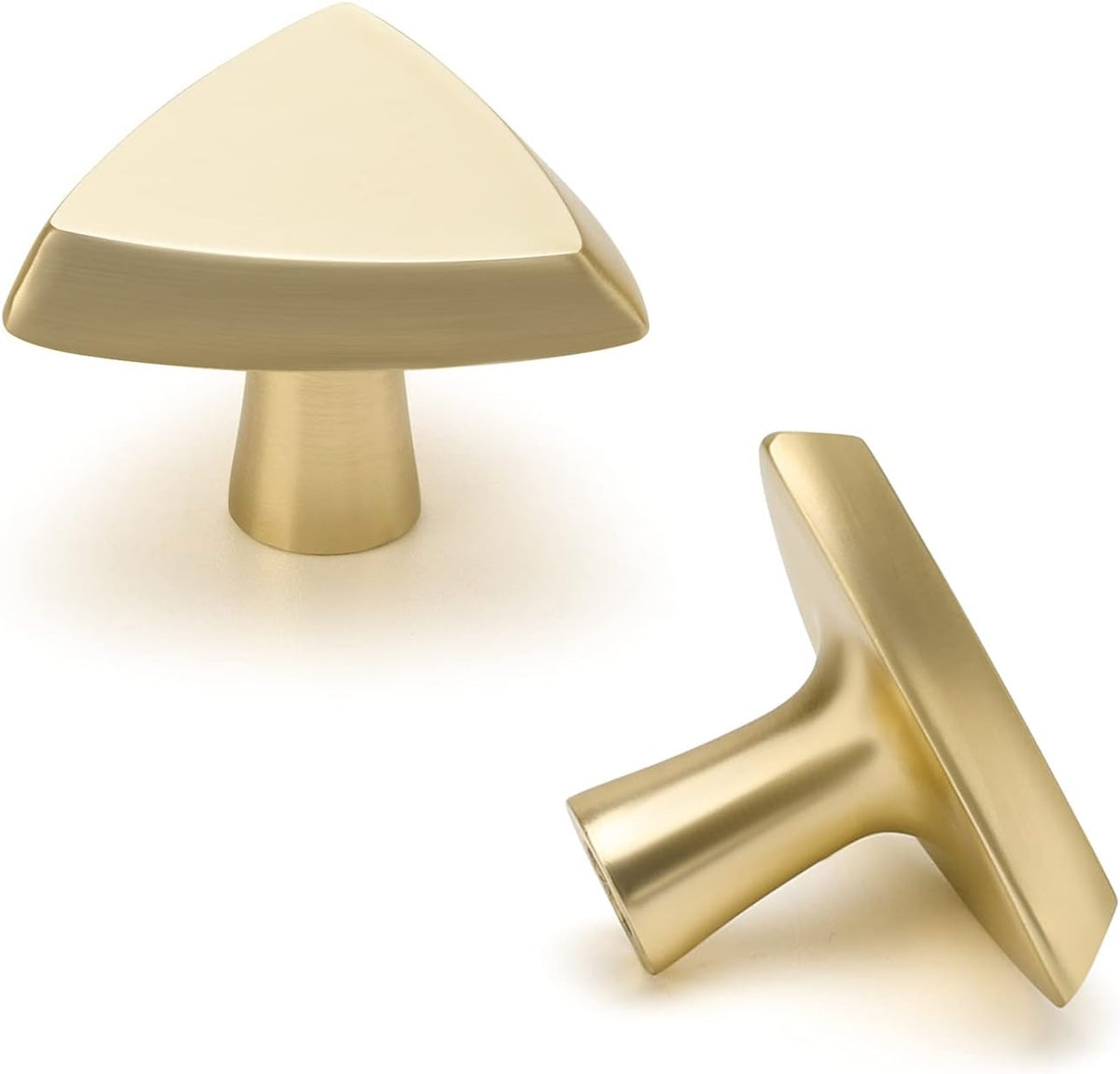Brushed Brass Cabinet Knobs 10 Pack Q73820