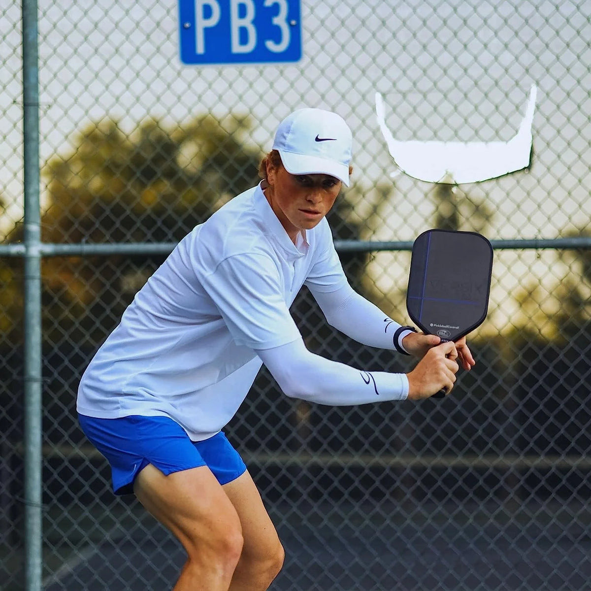 Carbon Fiber Pickleball Paddle, 7.8-8.2oz, 15mm Core, 4 1/8" Grip K43297