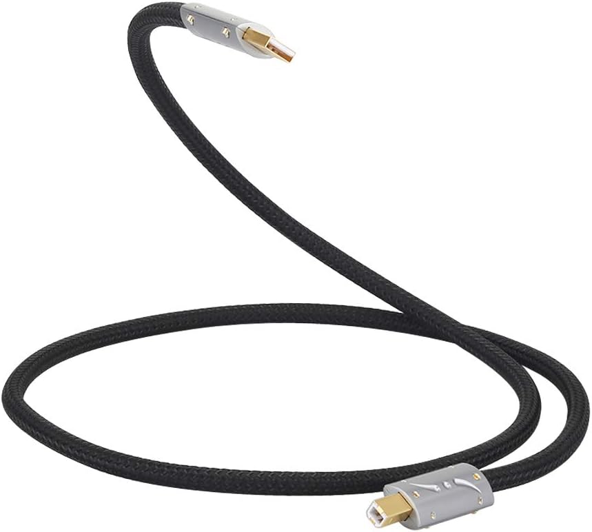 Silver Plated OFC USB Audio Cable 3.3FT/1M Y170624