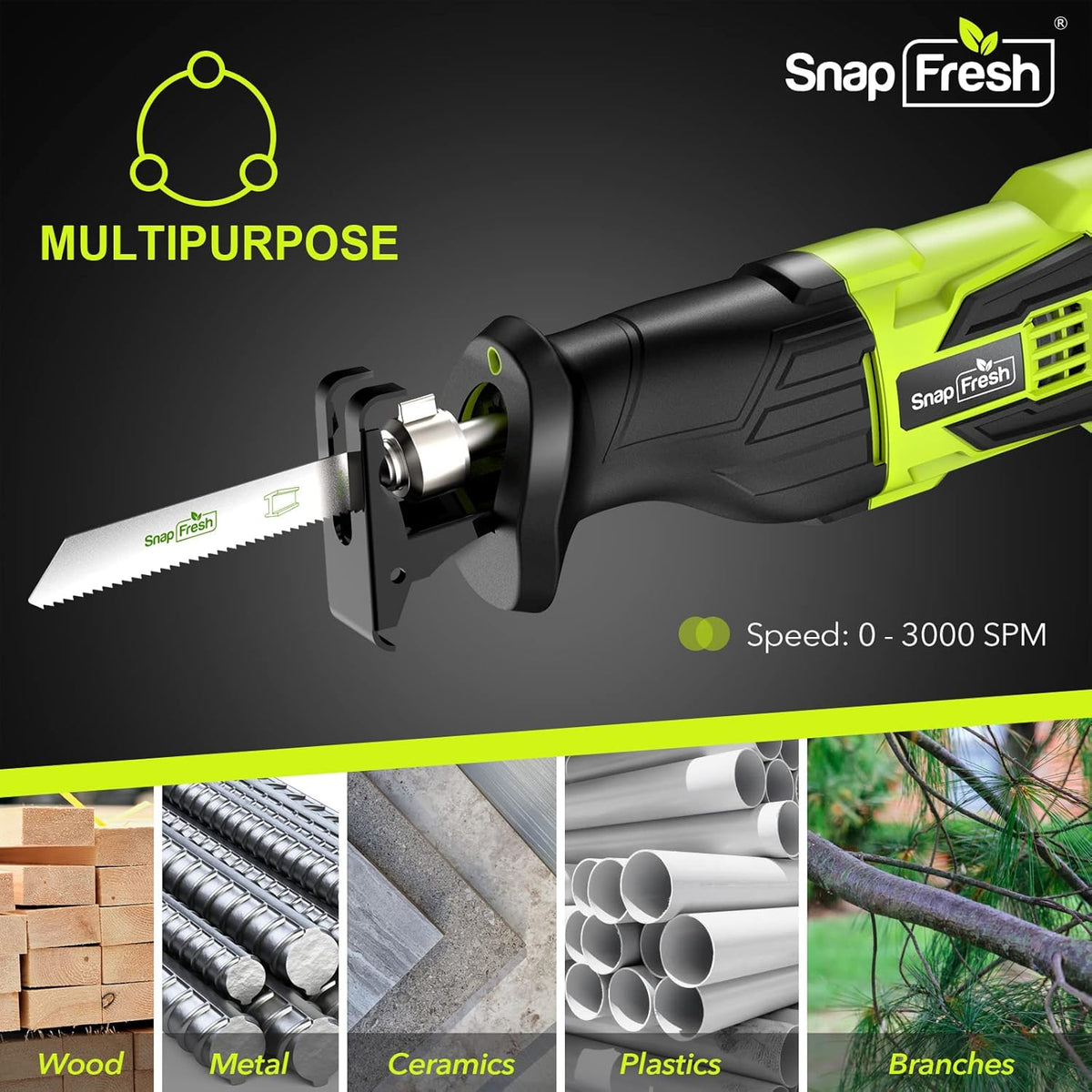 Cordless Reciprocating Saw 20V 2.0Ah P42787